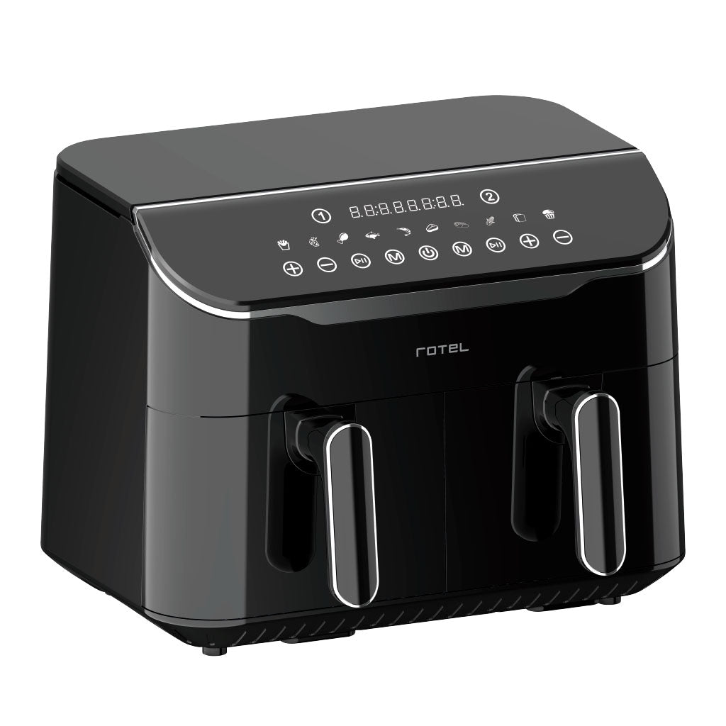 Freidora de Aire Dual Digital Rotel 4+4 L 2800 W