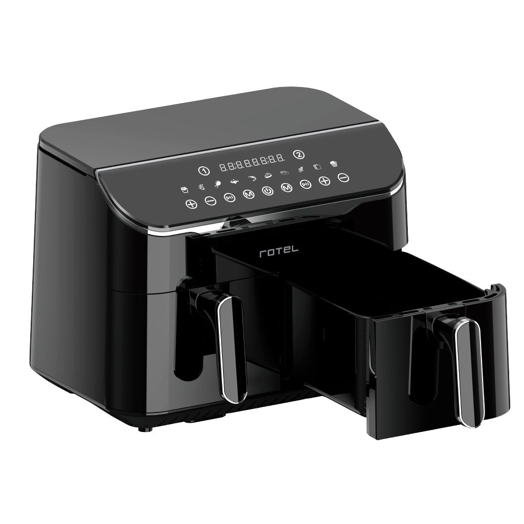 Freidora de Aire Dual Digital Rotel 4+4 L 2800 W