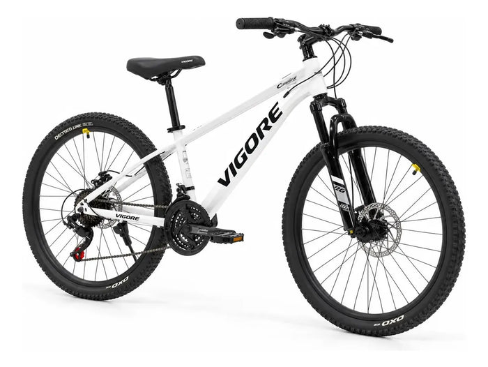 Bicicleta MTB Vigore gris rodado 26" marco aluminio