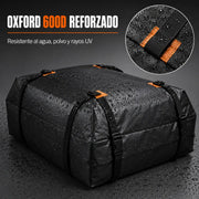Bolso Portaequipaje de Techo 558 L Impermeable + Alfombra