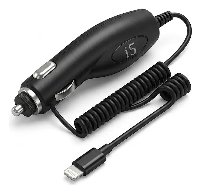 Cargador de Auto 12 V con Cable Lightning – Carga Rápida