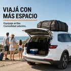 Bolso Portaequipaje Techo Auto Impermeable 558L de Capacidad + Alfombra Antideslizante