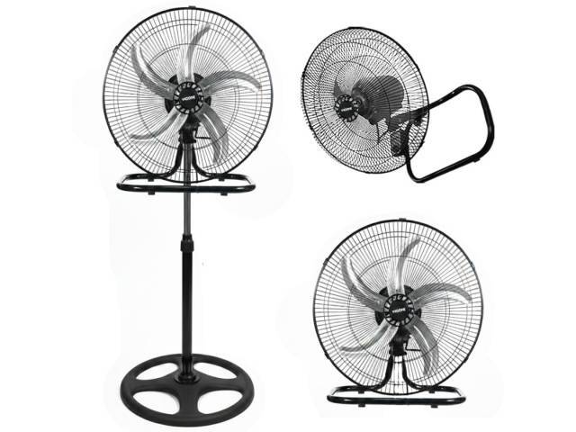 Ventilador 3 en 1 Vigore 50cm | Pie, Mesa o Pared | 5 Aspas Metálicas
