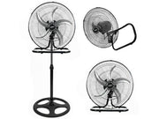 Ventilador 3 en 1 Vigore 50cm | Pie, Mesa o Pared | 5 Aspas Metálicas